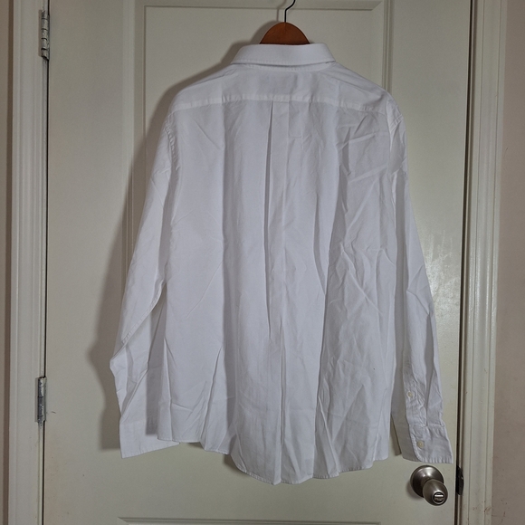 NWT Vineyard Vines Men Shoreline Solid Perfect Wash Poplin White Shirt Size 2XL - Picture 2 of 7